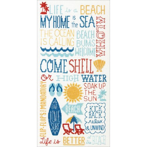 (image for) Fun In The Sun Counted Cross Stitch Kit